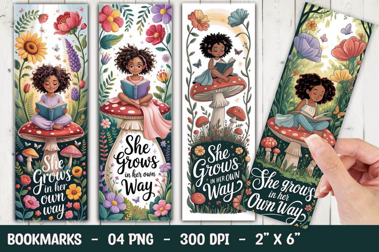 Nature Girl Bookmark Sublimation