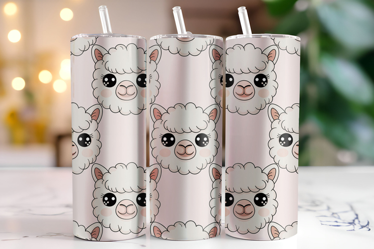 Alpacas Tumbler Wrap | Sublimation | Tumblers