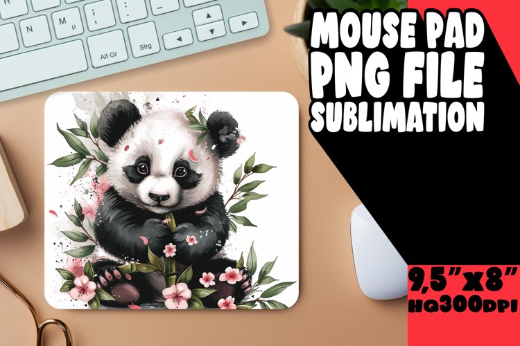 Boho Spring Sublimation - Mouse Pad Design