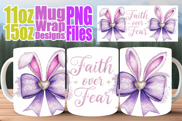 Enchanted mornings sublimation print, Easter Bow