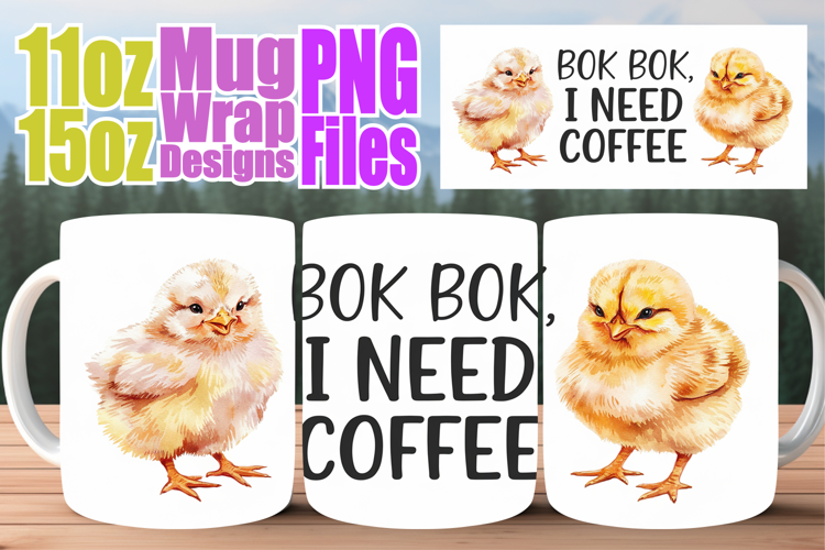 Glowing hearts 11oz 15oz mug wrap, Funny Animals