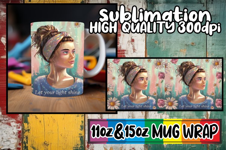 Timeless joys sublimation print wrap, Woman example image 1