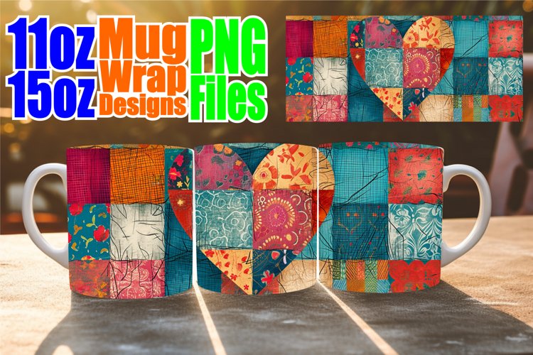 Mug Pattern for Sublimation Magic example image 1