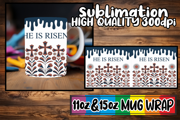 Splendid views 11oz 15oz mug wrap, Christian