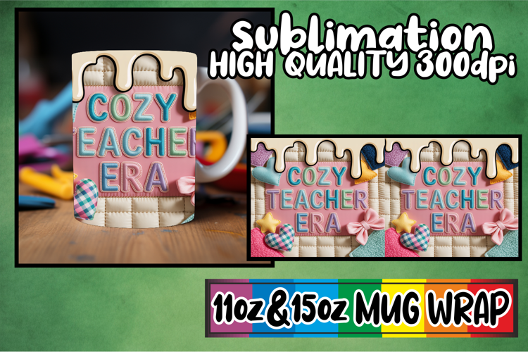 Bright horizons 11oz 15oz sublimation wrap, Teacher
