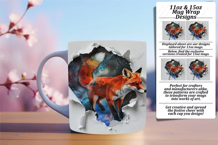 Celestial Dream Mug Wrap,11oz/15oz