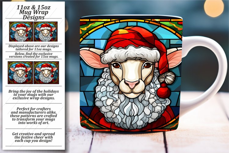 Seasonal Stained Art Mug Sublimation