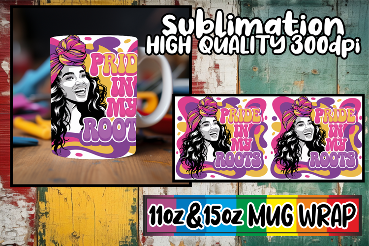 Timeless elegance sublimation print wrap, Black Woman