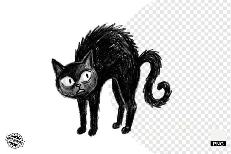 Halloween Cat Clipart Image 12