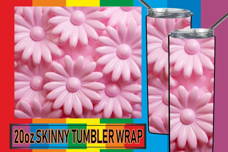 Blooming in 3D: Sublimation Tumbler Wrap