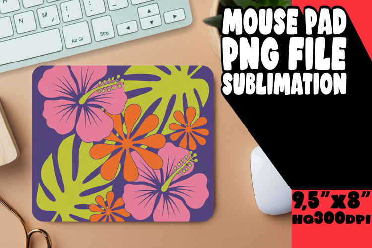 VIBRANT mouse MAT Innovative Design, Flowers