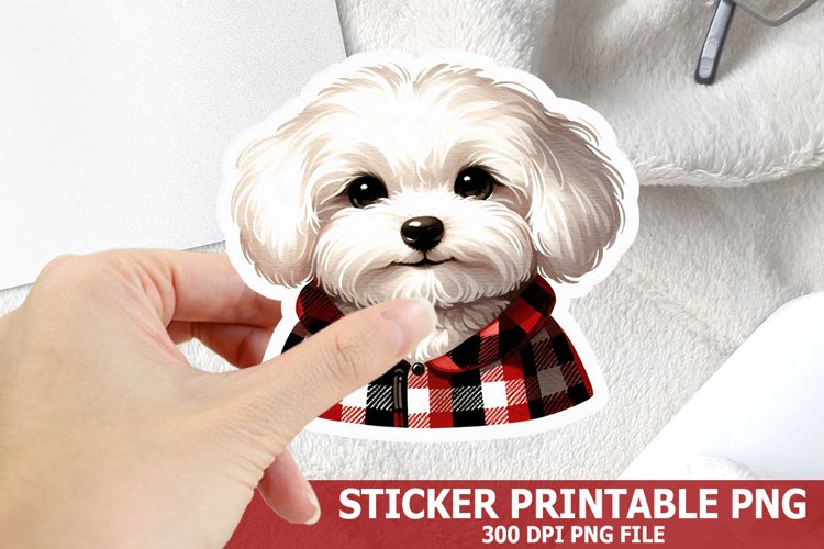 Christmas Dog Clipart Image 16