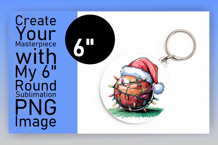 Artful Circle Design for Keychains , Holiday example image 1