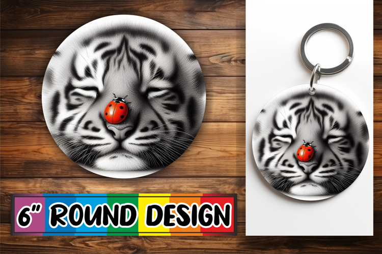 Whimsical Round Designs for Gifts PNG, Cute Animals