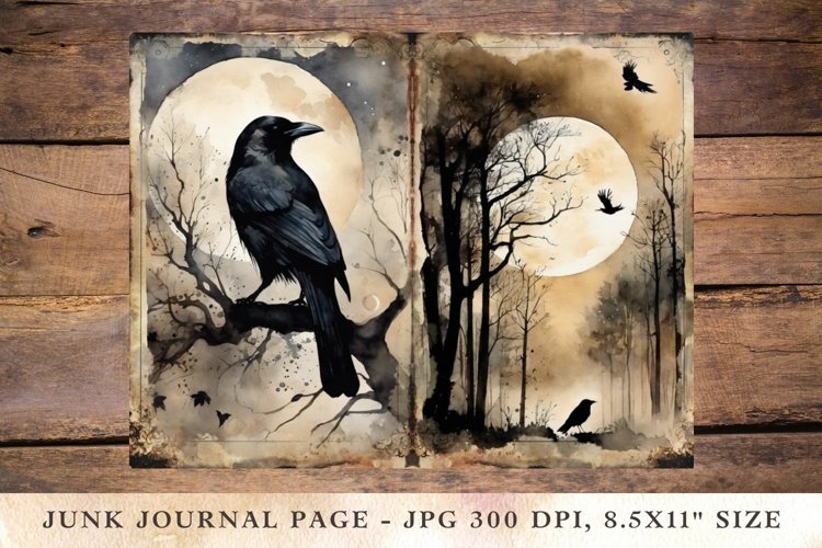 Printable Junk Journal Pages halloween 28