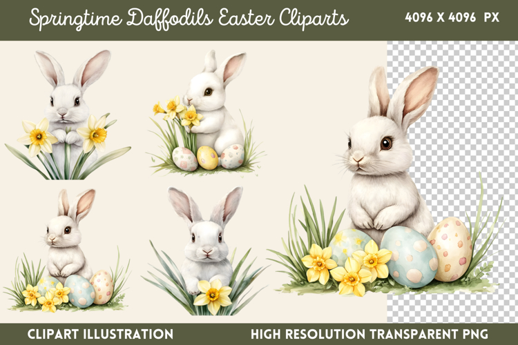 Daffodils Clipart Image 21