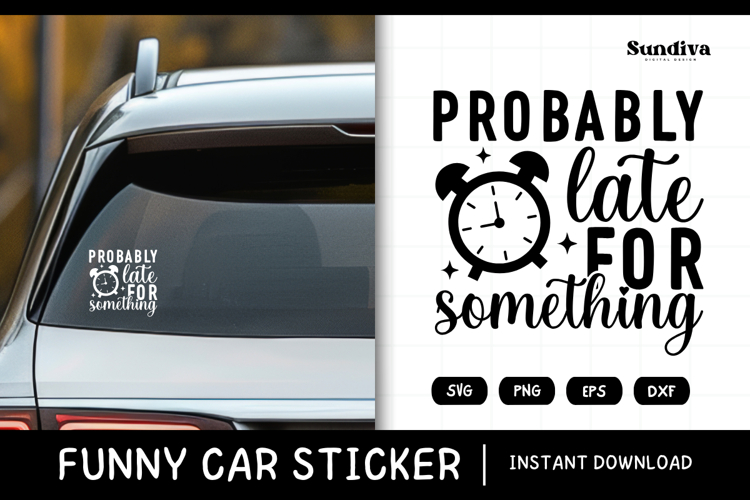 Funny Car Decals SVG Image 11