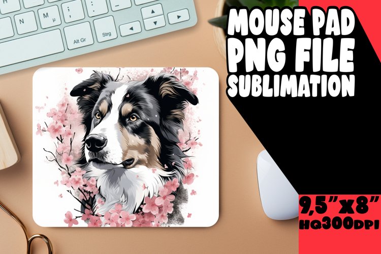 Playful Springtime Pet Mouse Mat example image 1