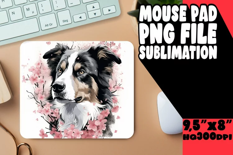 Playful Springtime Pet Mouse Mat