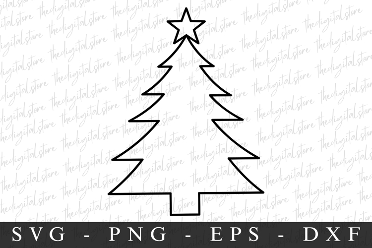 Merry Christmas Tree Svg Image 7