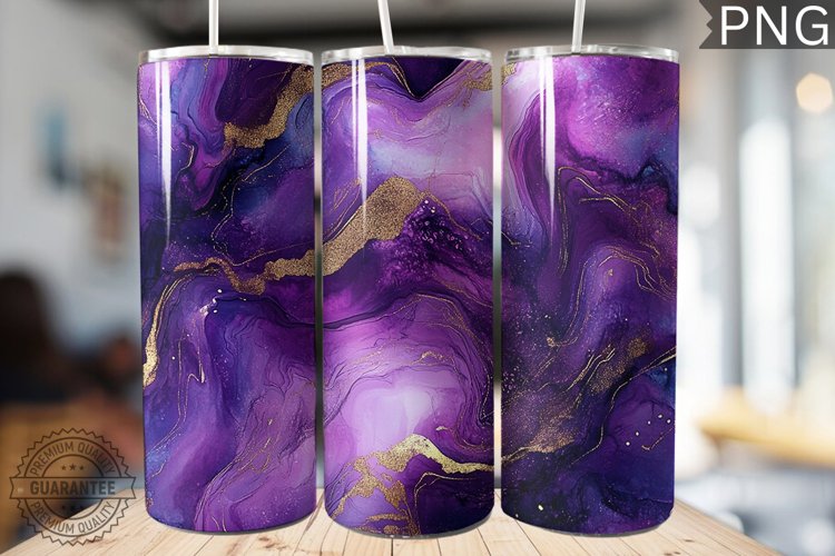 Alcohol Ink Tumbler Wrap Image 2
