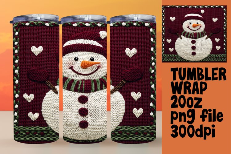 Christmas Tumbler Wrap Image 6