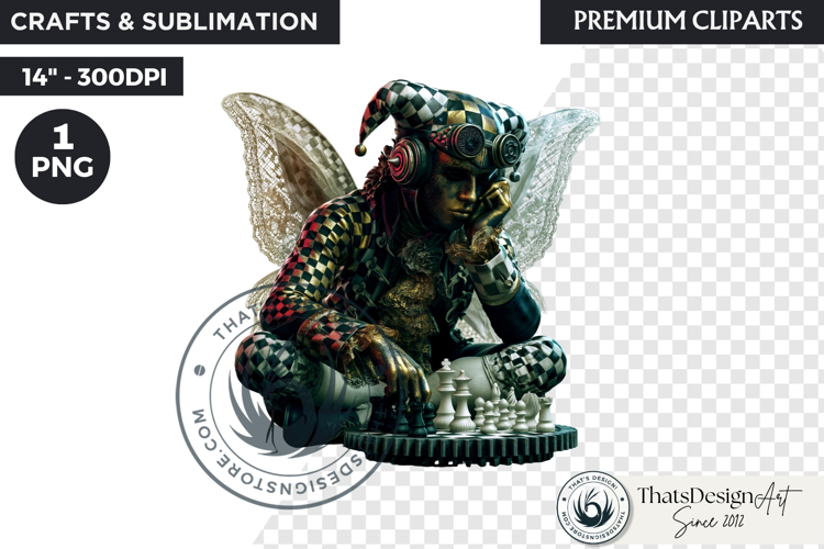 Steampunk Rococo Fairy Clipart, fantasy Fae Graphic