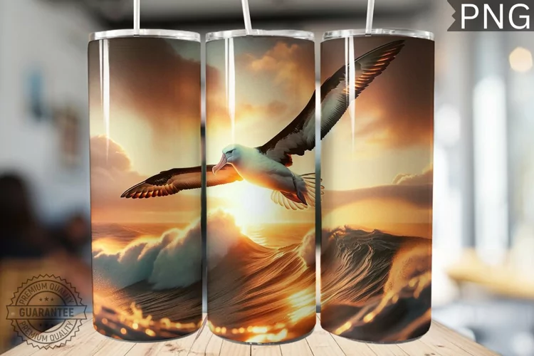 Albatross Tumbler Wrap - Albatross Tumbler Design