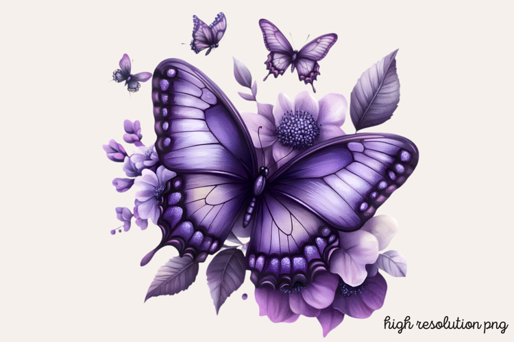 Watercolor Flowers Svg Image 24