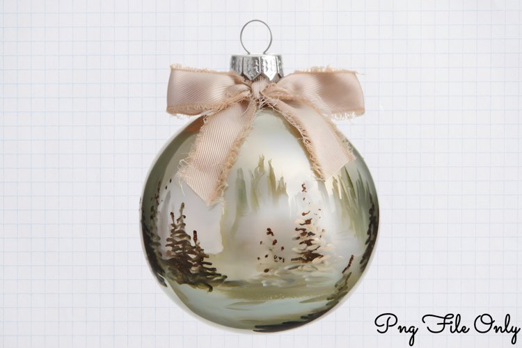 Olive Green Christmas Clipart example image 1