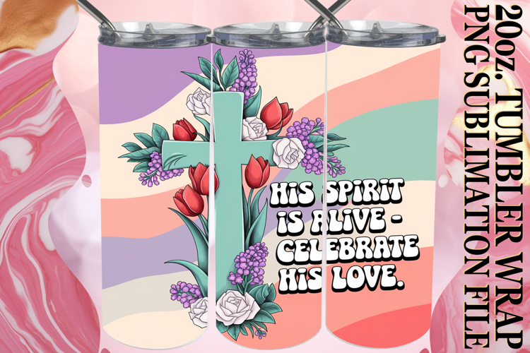 Heartfelt Moments 20oz tumbler wrap, Cross