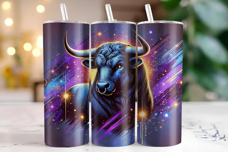 Bull Tumbler Wrap | Sublimation | Tumblers