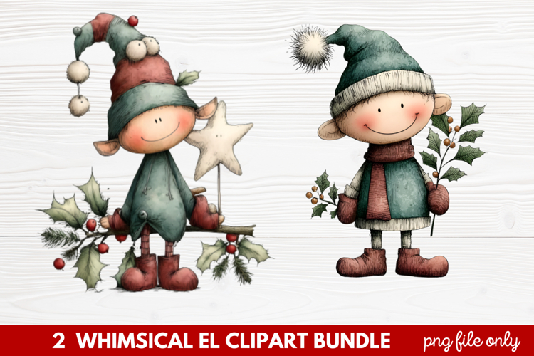 Cute Elf Clipart Image 23