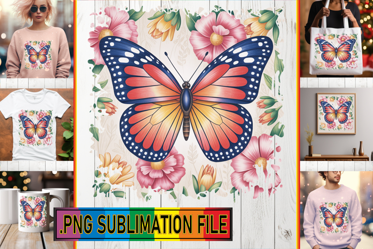 Dazzling TSHIRT Magic PNG, Butterfly