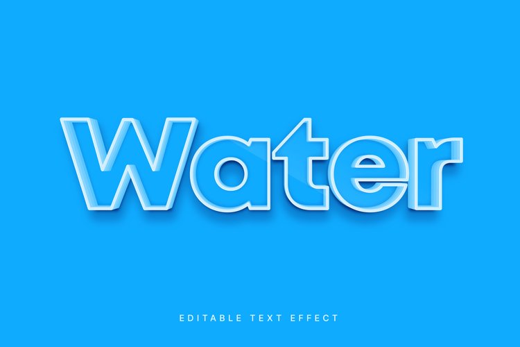 Editable Text Effect for Illustrator. Vector Graphic styles example image 1