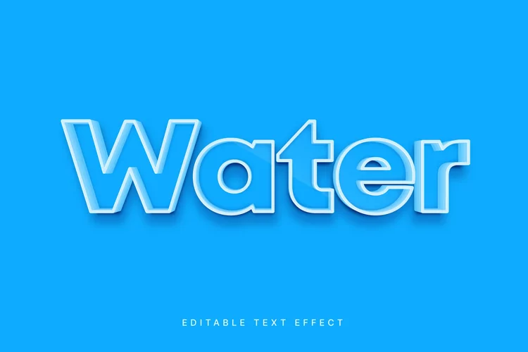 Editable Text Effect for Illustrator. Vector Graphic styles