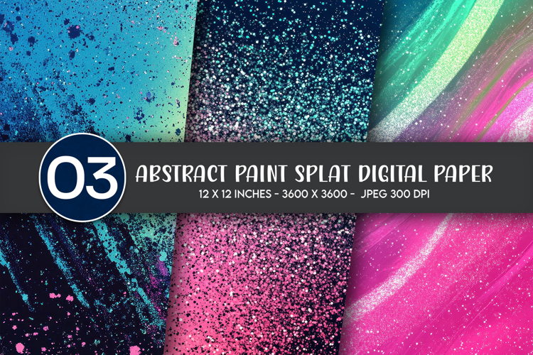 Paint Splatter Texture Image 19