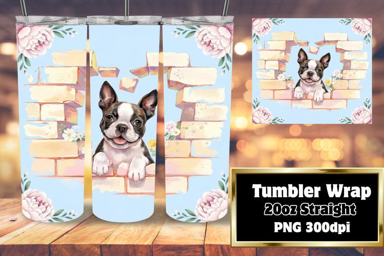 Unique 20oz Tumbler Gift Design , Cute Dog