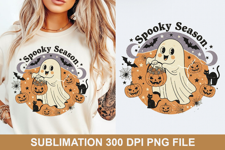 Spooky Season Sublimation - Halloween PNG Design