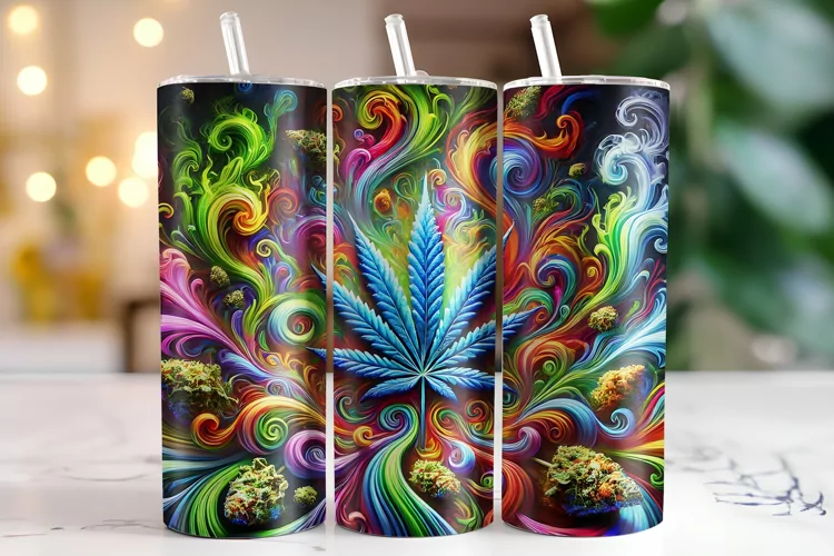 Marijuna Tumbler Wrap | Sublimation | Tumblers