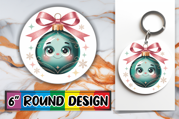 Unique Round Ornaments Design, Cute Christmas