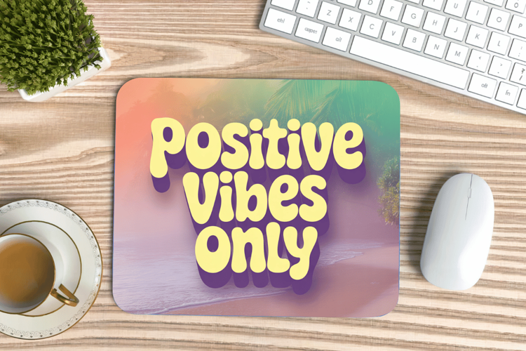 Inspirational Quotes Mouse Pad, Motivational PNG Sublimation