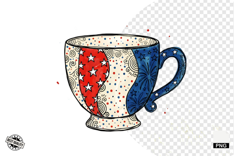 4th of July Books Reading Clipart example image 1