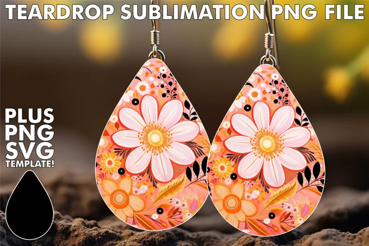 Watercolor Waves: Teardrop Earring Extravaganza