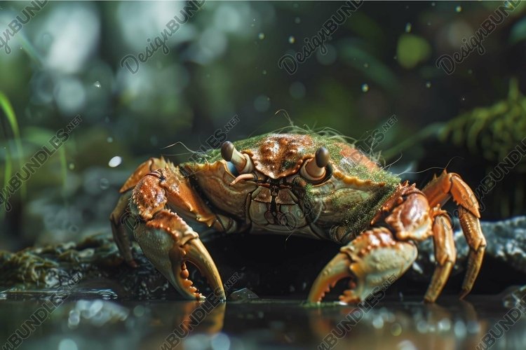 Majestic crab in natural habitat example image 1