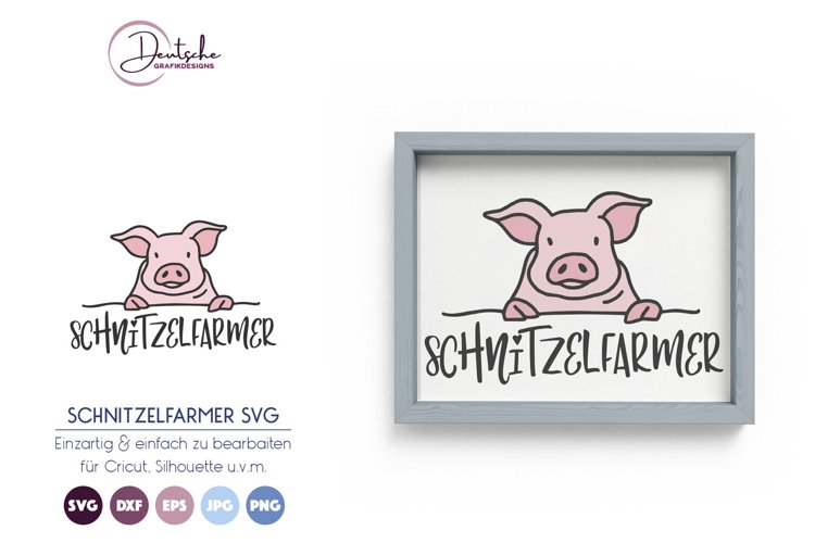 Schnitzel SVG | Schwein SVG example image 1