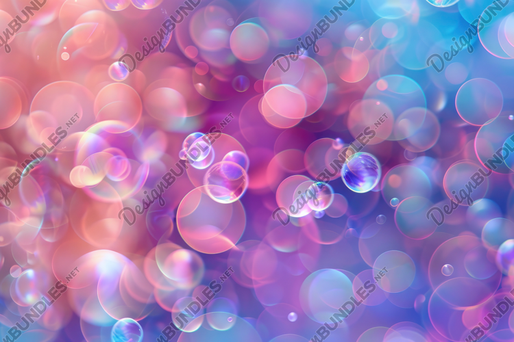Vibrant Abstract Bokeh Background Wallpaper