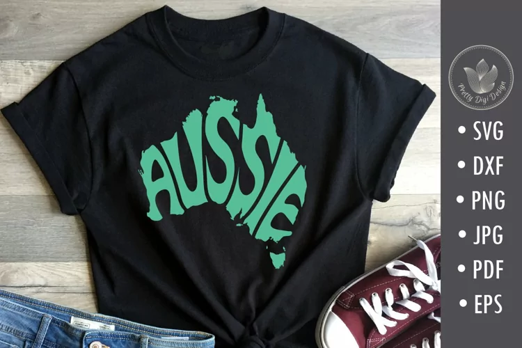 Aussie Cut File | Australia Word Art