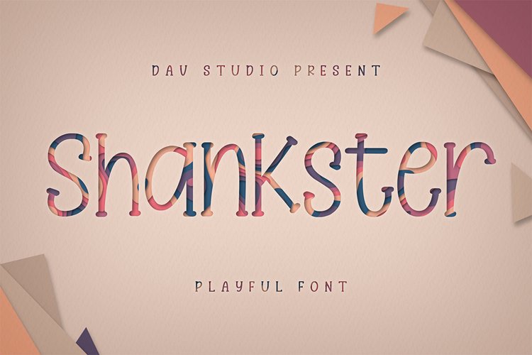 Shankster - Playful Font example image 1