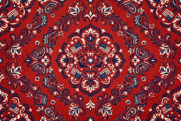 USA Flag Design 4th of July Patriotic